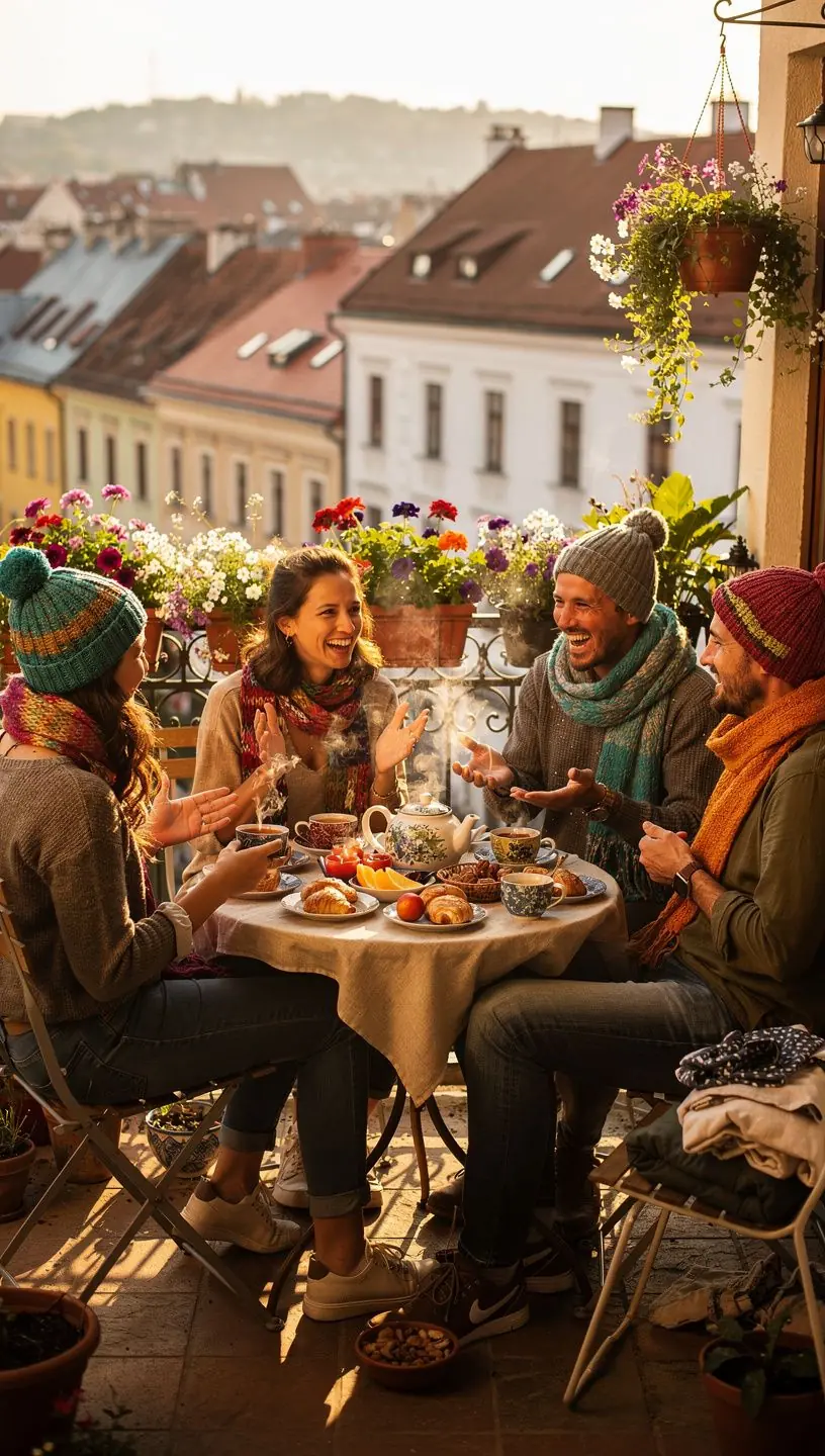 Rituál prípravy čaju s čerstvými bylinkami v prírodnom prostredí
