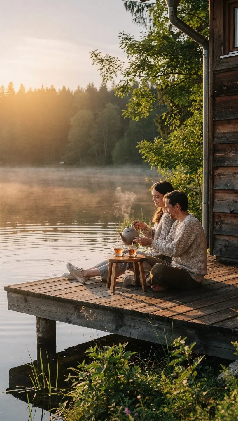 Zelený čaj s bylinkami v šálke na drevenom stole